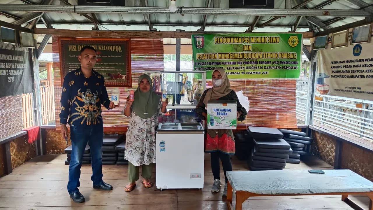 UMKM Susu Kambing Ras Farm Tumbuh Pesat Berkat Dukungan KUR BRI