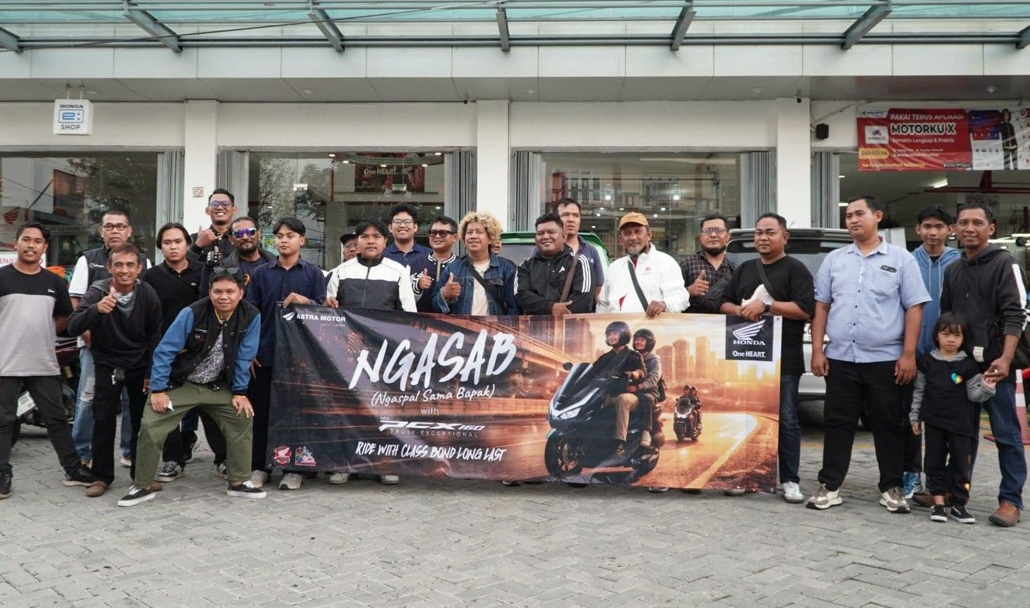 Komunitas Honda PCX 160 NGASAB di Balikpapan, Kampanye Safety Riding  