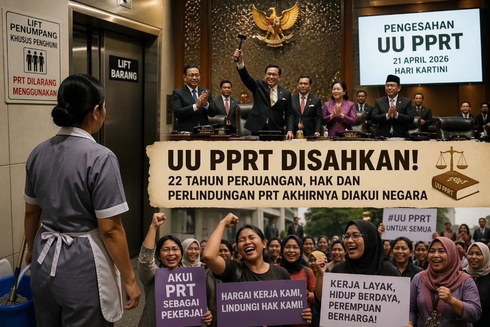 Disahkan di Hari Kartini, UU PPRT Akhirnya Lindungi Jutaan Pekerja Rumah Tangga