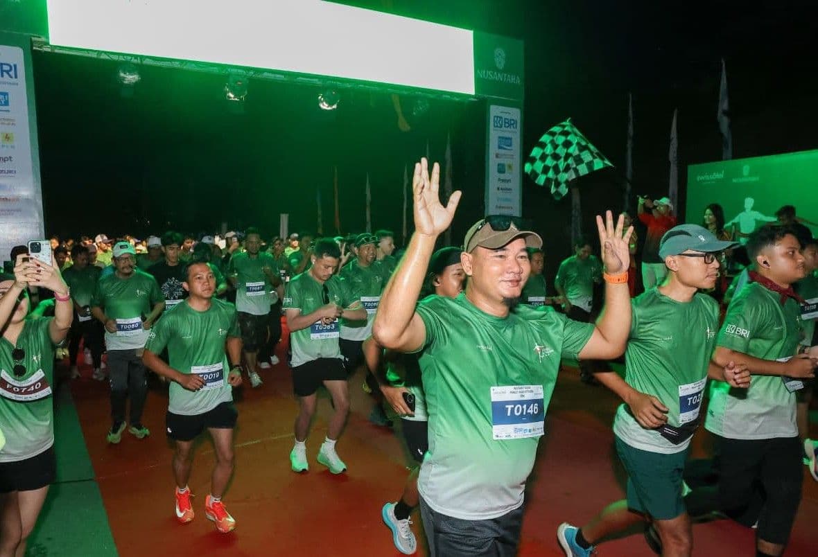 Ribuan Pelari Ramaikan Half Marathon Perdana di IKN
