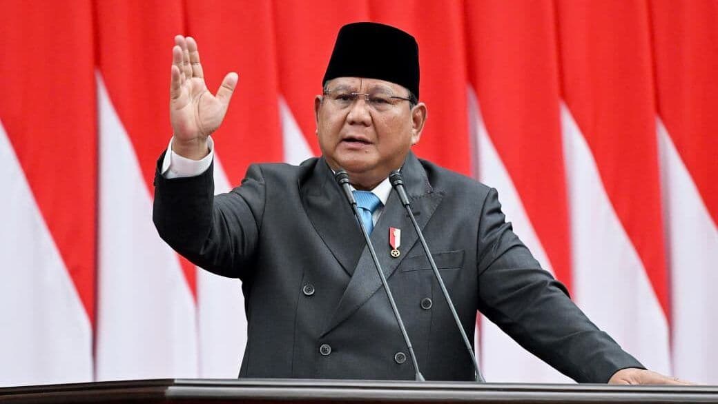 Presiden Prabowo Subianto menyampaikan pidato pada Rapat Paripurna DPR RI di Gedung Nusantara MPR/DPR/DPD RI, Jakarta, Rabu, 20 Mei 2026.