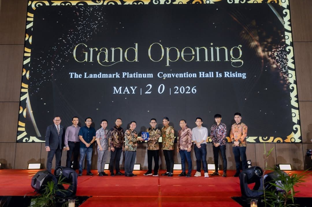 Grand opening Platinum Convention Hall Balikpapan. Ruang pertemuan terbesar di Kalimantan yang bisa menjadi tempat konser musik.