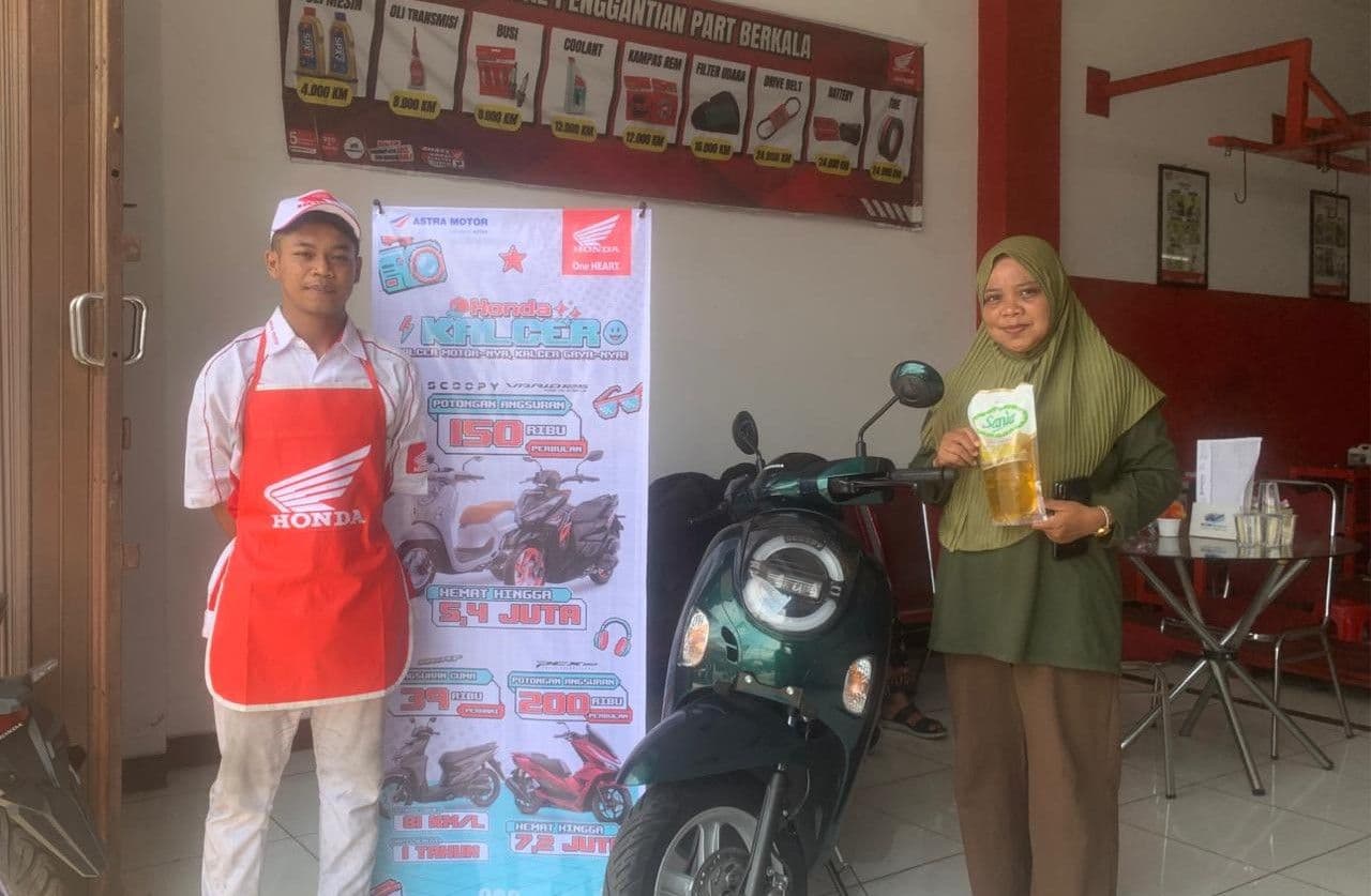 Servis Motor Honda Bonus Sembako Gratis di Astra Motor 6.6 