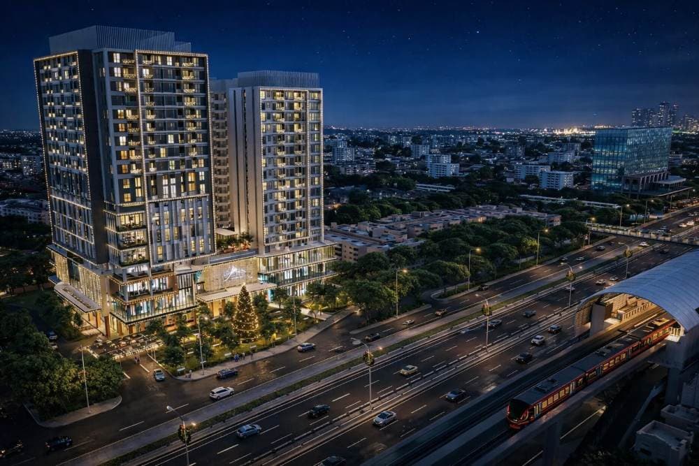 LRT City Tebet, salah satu project PT Adhi Commuter Property.