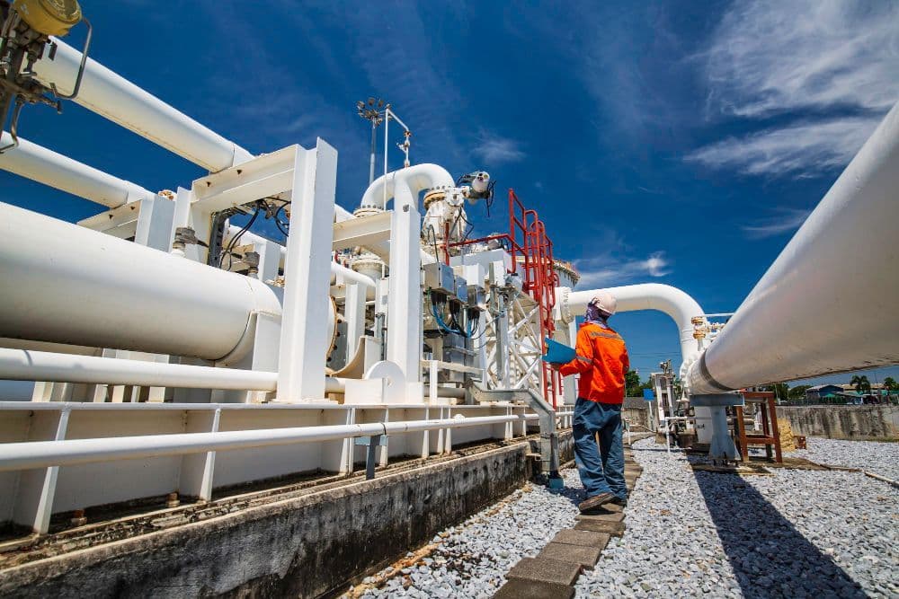 Pipa produksi PT Krakatau Posco. Kinerja perusahaan masih tertekan.