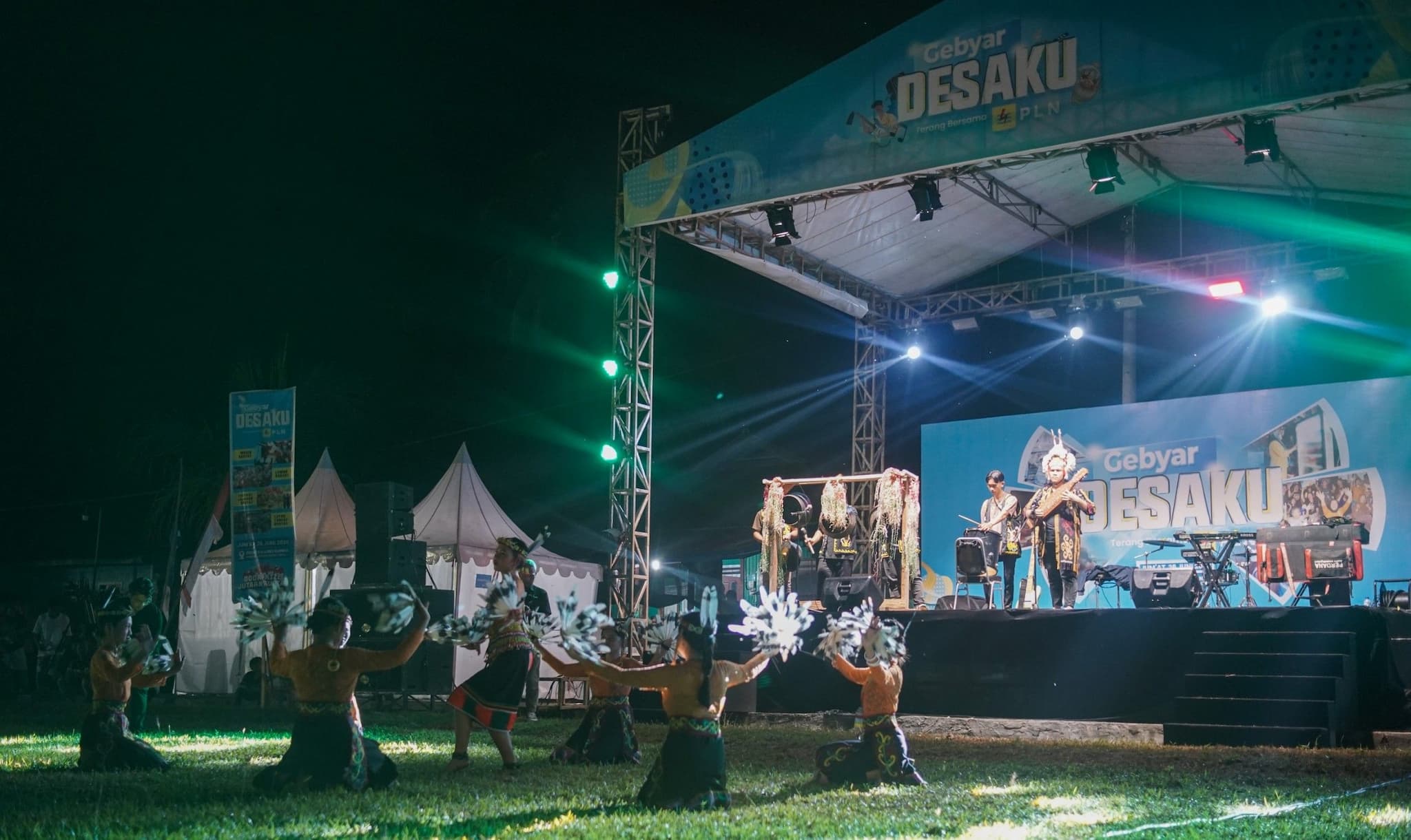 Listrik PLN Terangi Tanjung Nanga, PPD Sungai Malinau II Berlangsung Meriah