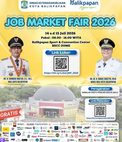 Cari Kerja? Job Fair Balikpapan Buka 2.044 Lowongan Baru