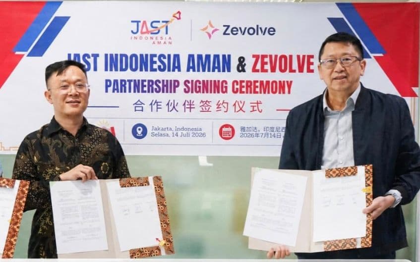 JAST melalui anak usaha PT Jast Indonesia Aman menggandeng Zevolve AI dan PT Digital Pintar Solusindo. 