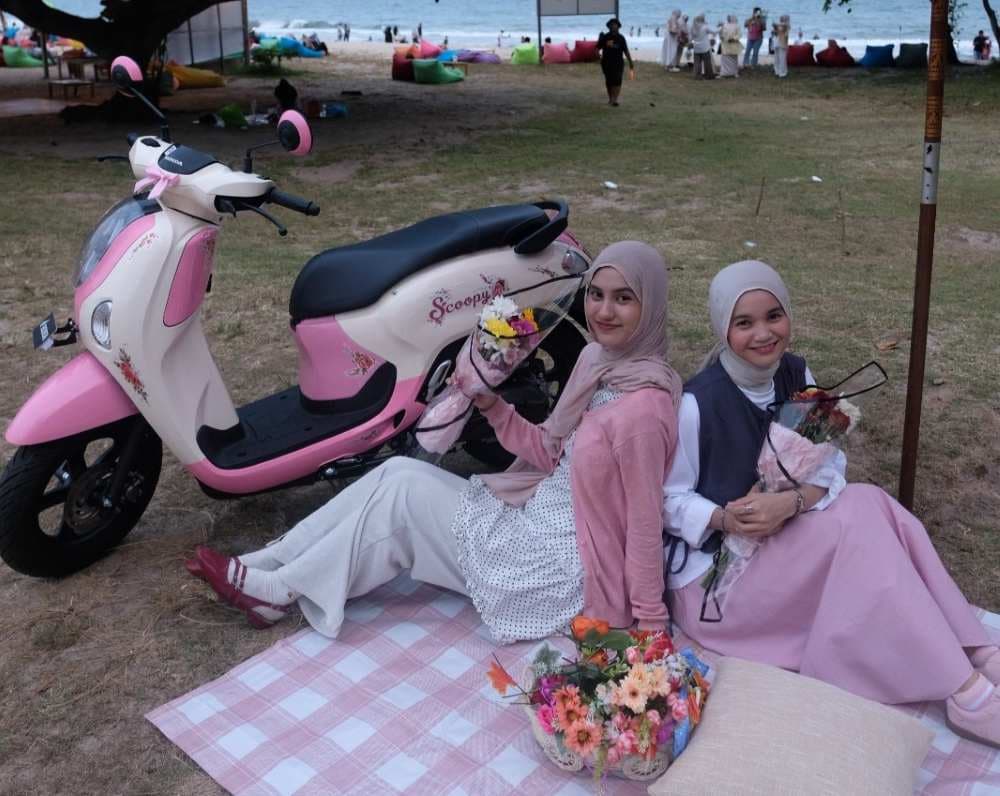 Scoopy Picnic Bloom Party Balikpapan, Astra Motor Kaltim 1 Kenalkan Honda Scoopy Special Edition