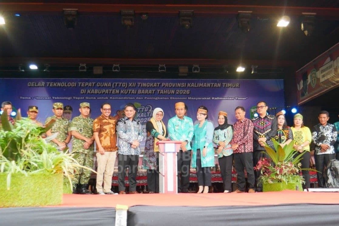 Pembukaan Gelar Teknologi Tepat Guna (TTG) Kaltim2026 di Kabupaten Kutai Barat, Senin, 21 Juli 2026.