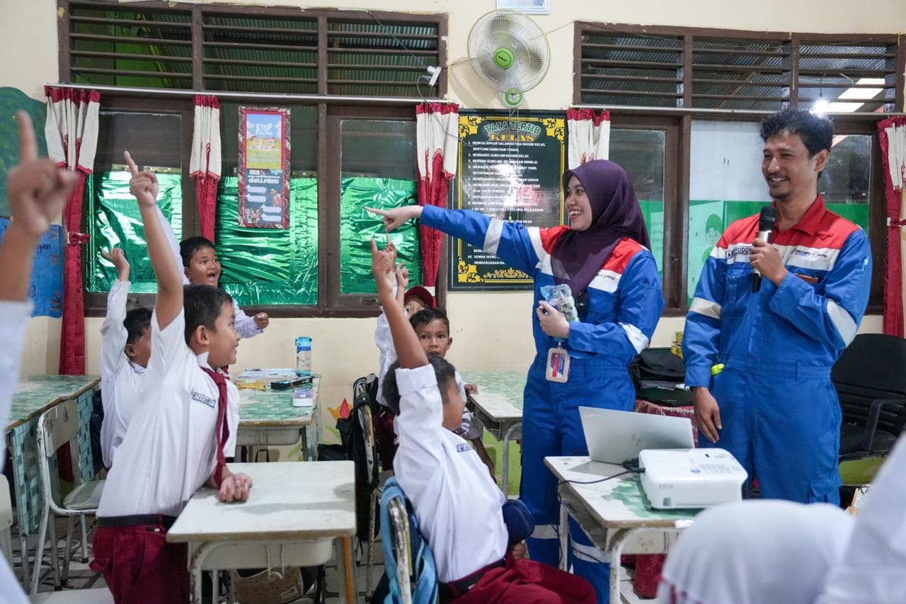 KPB Mengajar Sasar Siswa di Kawasan RDMP Lawe-Lawe 