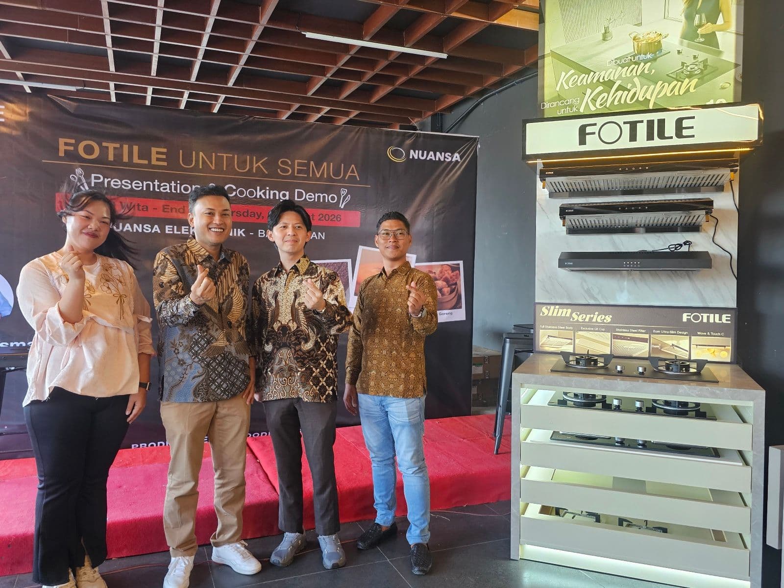 Kompor Tanam Mewah FOTILE Masuk Pasar Menengah