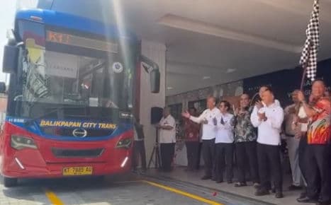 Balikpapan City Trans Masuk Plaza Balikpapan dan Pelabuhan Semayang