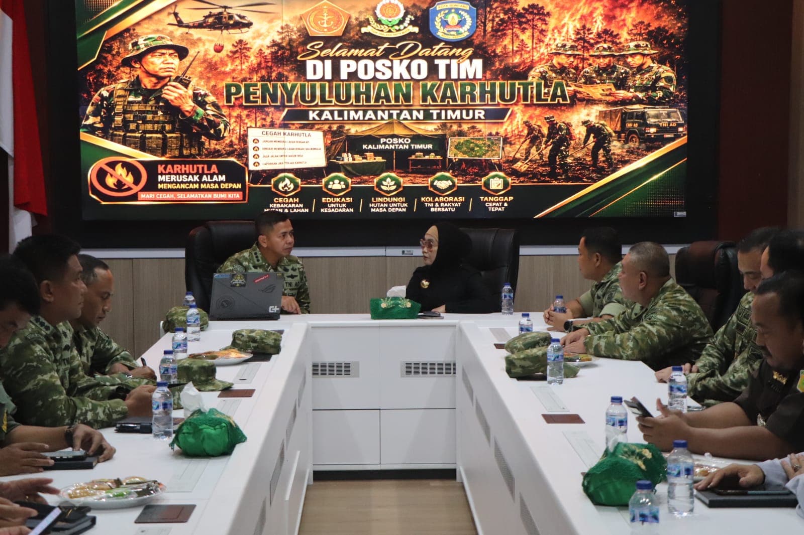 TNI Bekali Babinsa Strategi Cegah dan Tangani Karhutla di Kaltim 