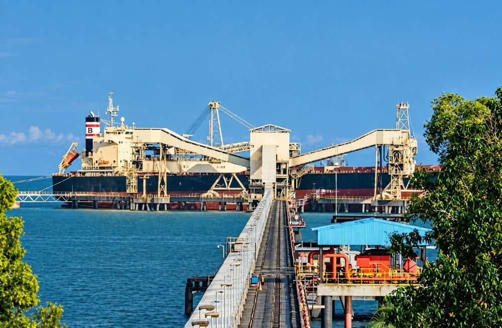 Fasilitas transshipment milik KPC. 