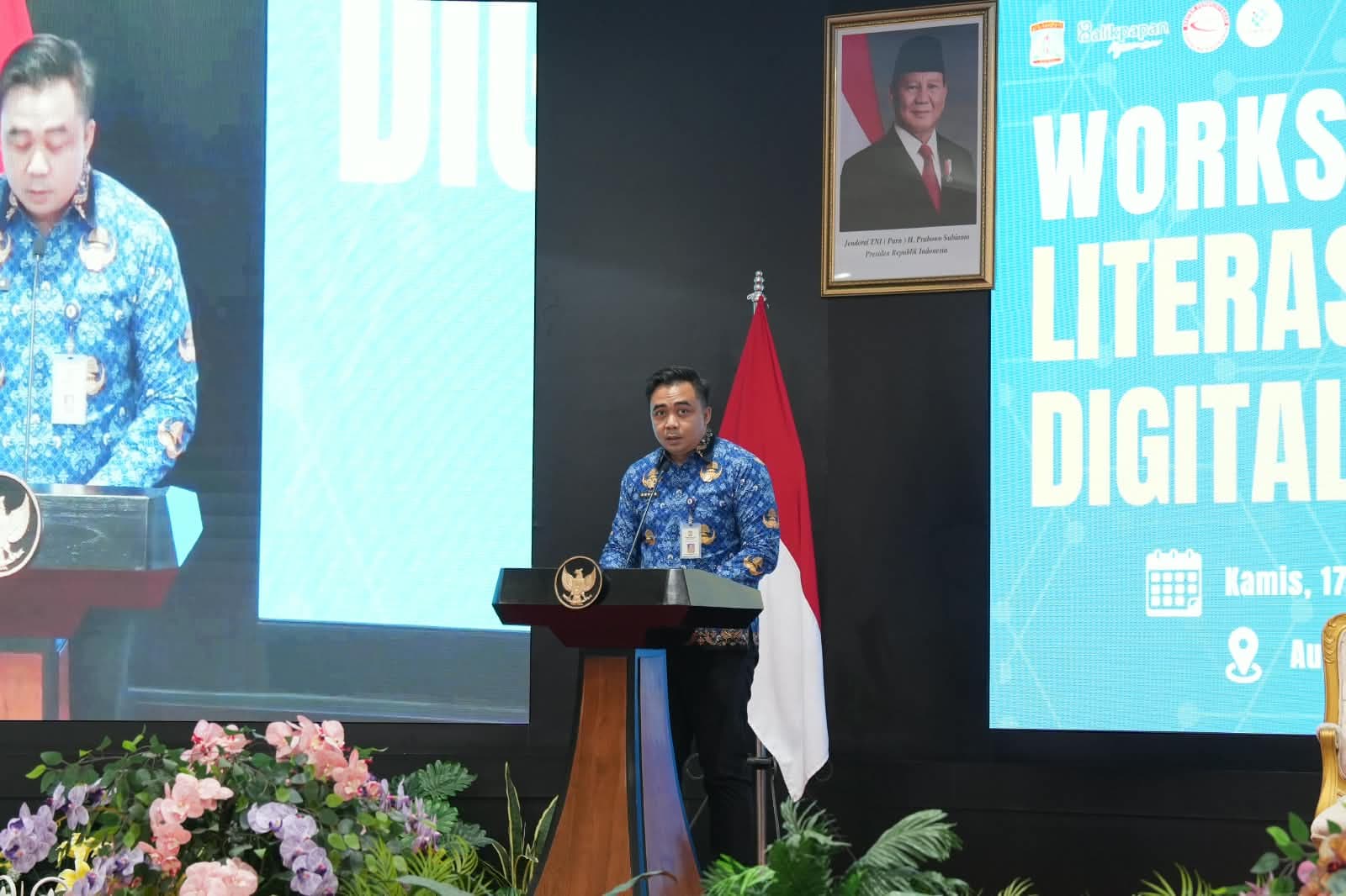 Sekretaris Dinas Komunikasi dan Informatika (Diskominfo) Kota Balikpapan, Agung Budi Wibowo