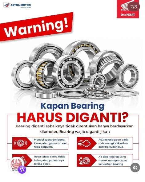 4 Tanda Bearing Motor Rusak, Kenali Sebelum Roda Bermasalah 