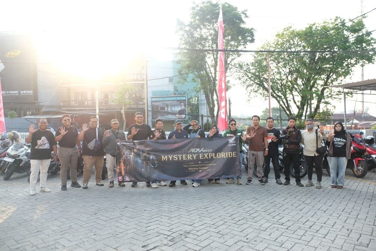 Naik Honda ADV 160, Peserta Diajak Jelajahi Gunung Kemendur dan Bunker Jepang 