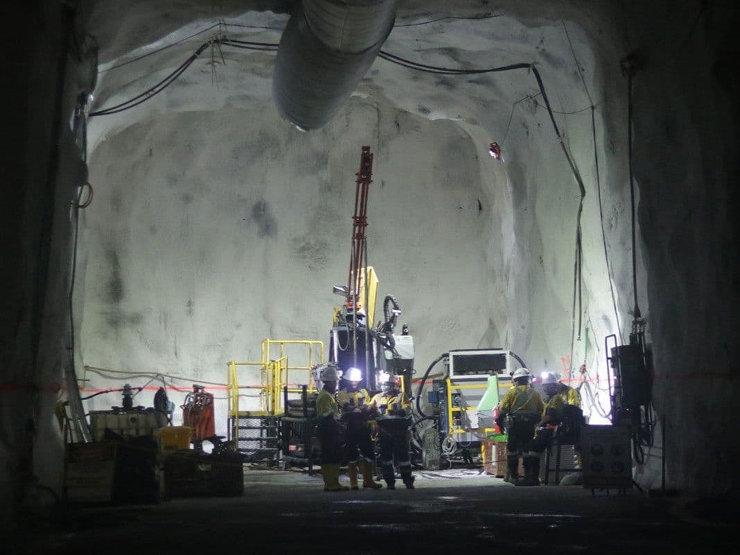 Proyek Tembaga Tujuh Bukit, salah satu proyek tembaga-emas bawah tanah terbesar di dunia milik PT Merdeka Copper Gold Tbk (MDKA). 