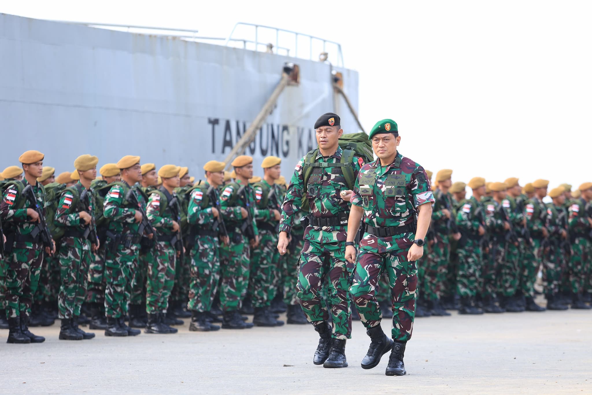 Prajurit Satgas Pamtas RI-Malaysia Yonkav 13 dan Yonarmed 4 selesai tugas 2026