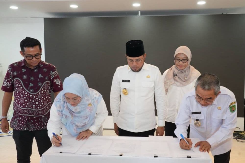 Gubernur Kaltim Rudy Mas'ud memediasi sengketa batas wilayah Kabupaten Kutai Timur - Berau.