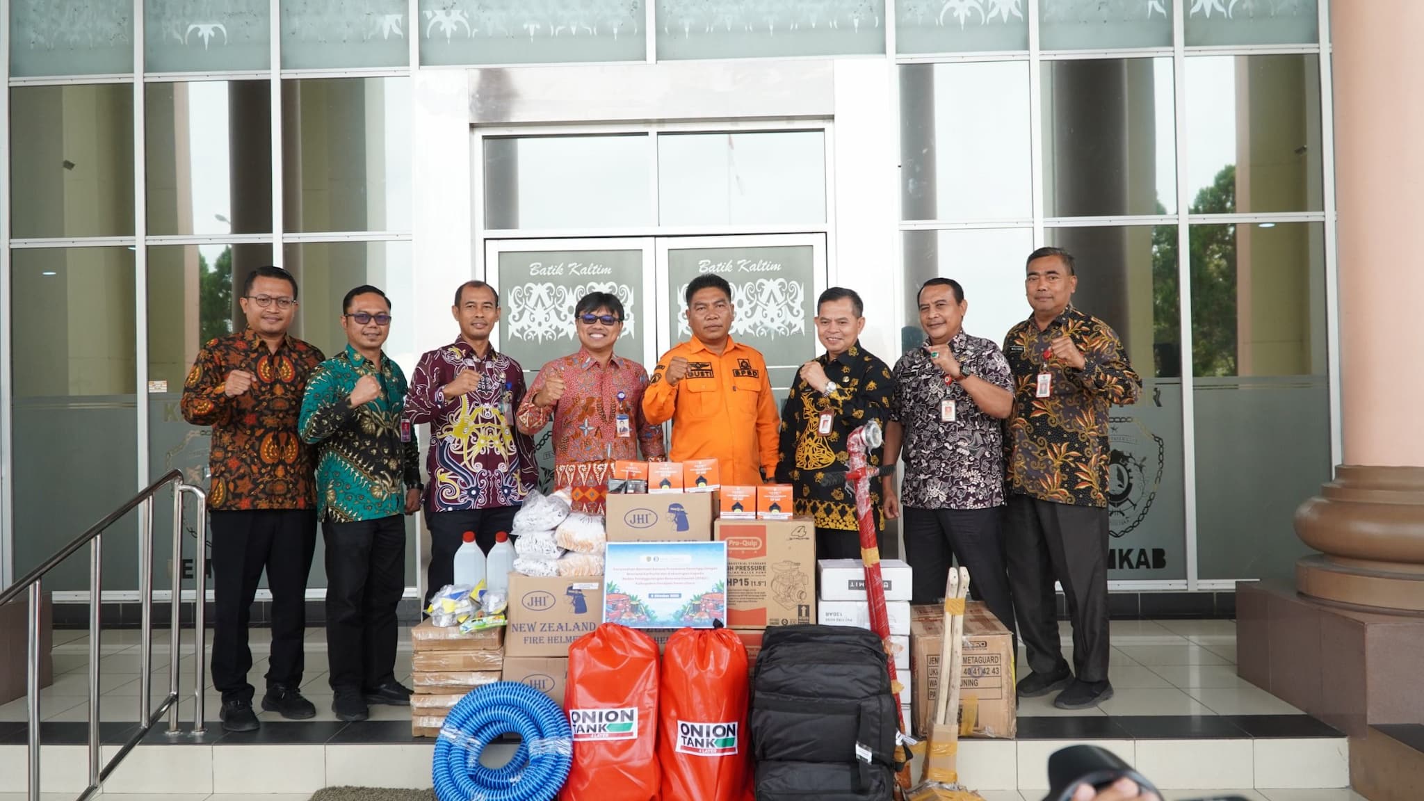 BPBD PPU Terima Bantuan Penanggulangan Karhutla dari Bank Indonesia  