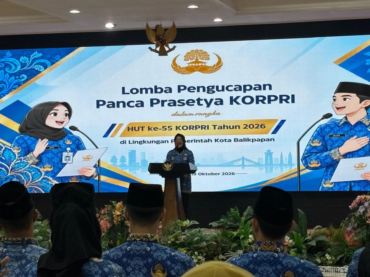 Asisten III Sekretariat Daerah Pemkot Balikpapan Andi Sri Juliarty: Panca Prasetya KORPRI Harus Diamalkan, Bukan Sekadar Hafalan