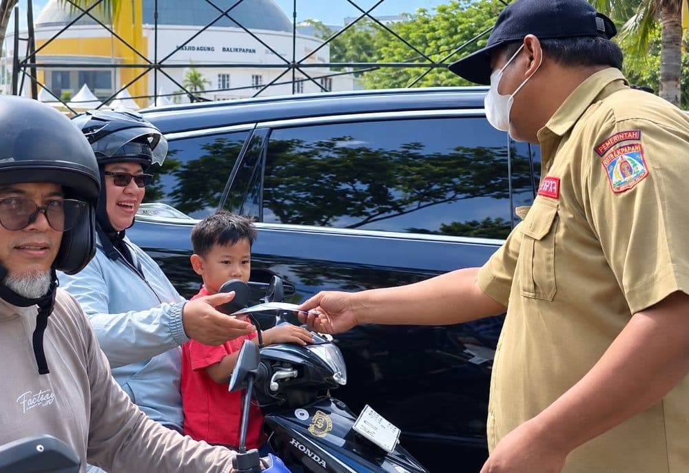 BPBD Balikpapan Bagikan 2.500 Masker dan Ungkap 63 Hektare Lahan Terbakar