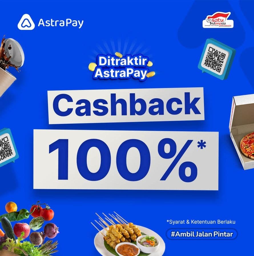 Program “Ditraktir AstraPay” Tawarkan
Cashback 100% untuk Pengguna AstraPay