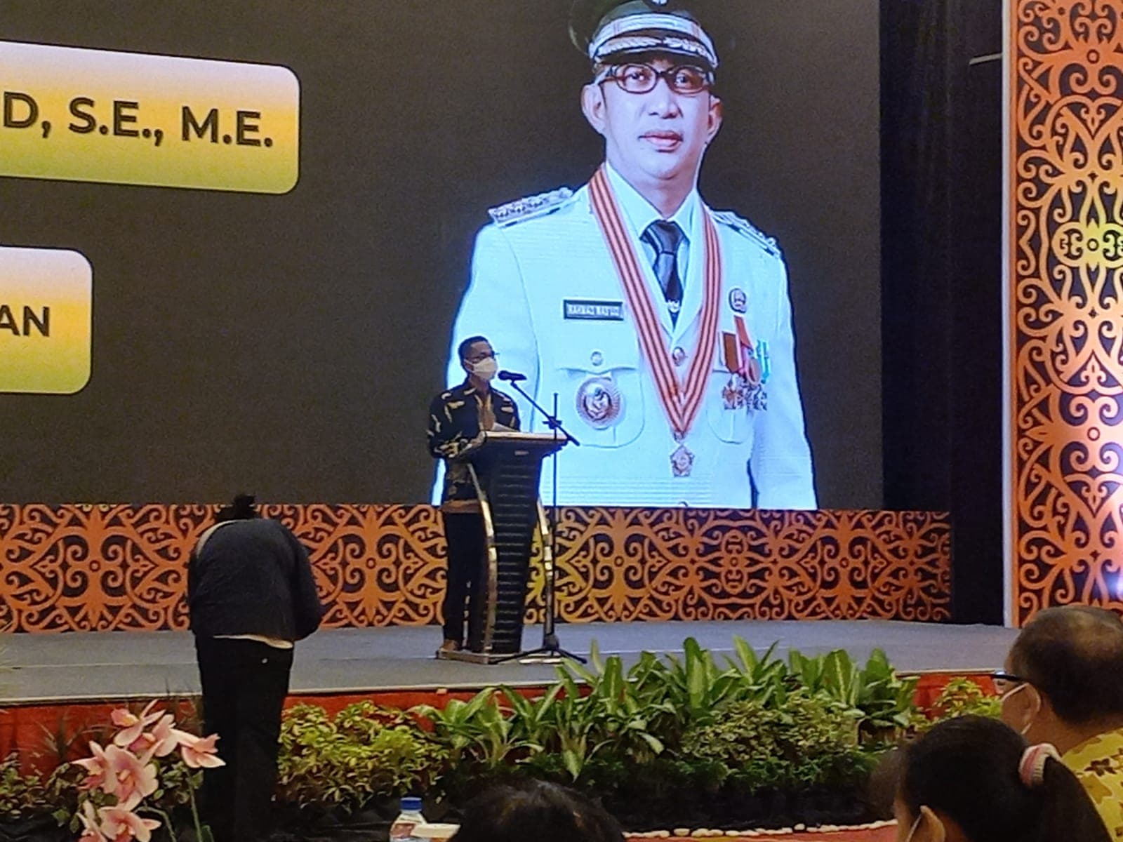 Wali Kota Balikpapan Rahmad Mas’ud dalam Tax Gathering KPP Pratama Balikpapan Barat pada Selasa malam (23/5) di Novotel Balikpapan