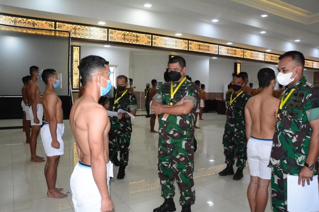 Penerimaan Calon Taruna Akmil TA 2022 ini memasuki Sidang Pantukhir tingkat Panda Kodam VI/Mlw