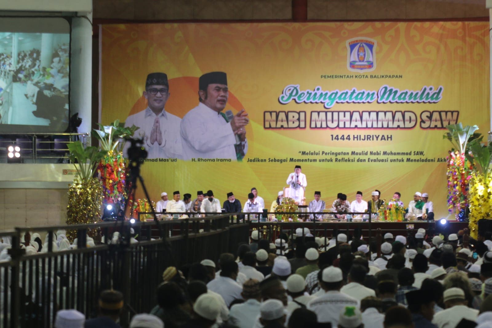 Perayaan Maulid Nabi Muhammad SAW 1444 Hijriah di Balikpapan.