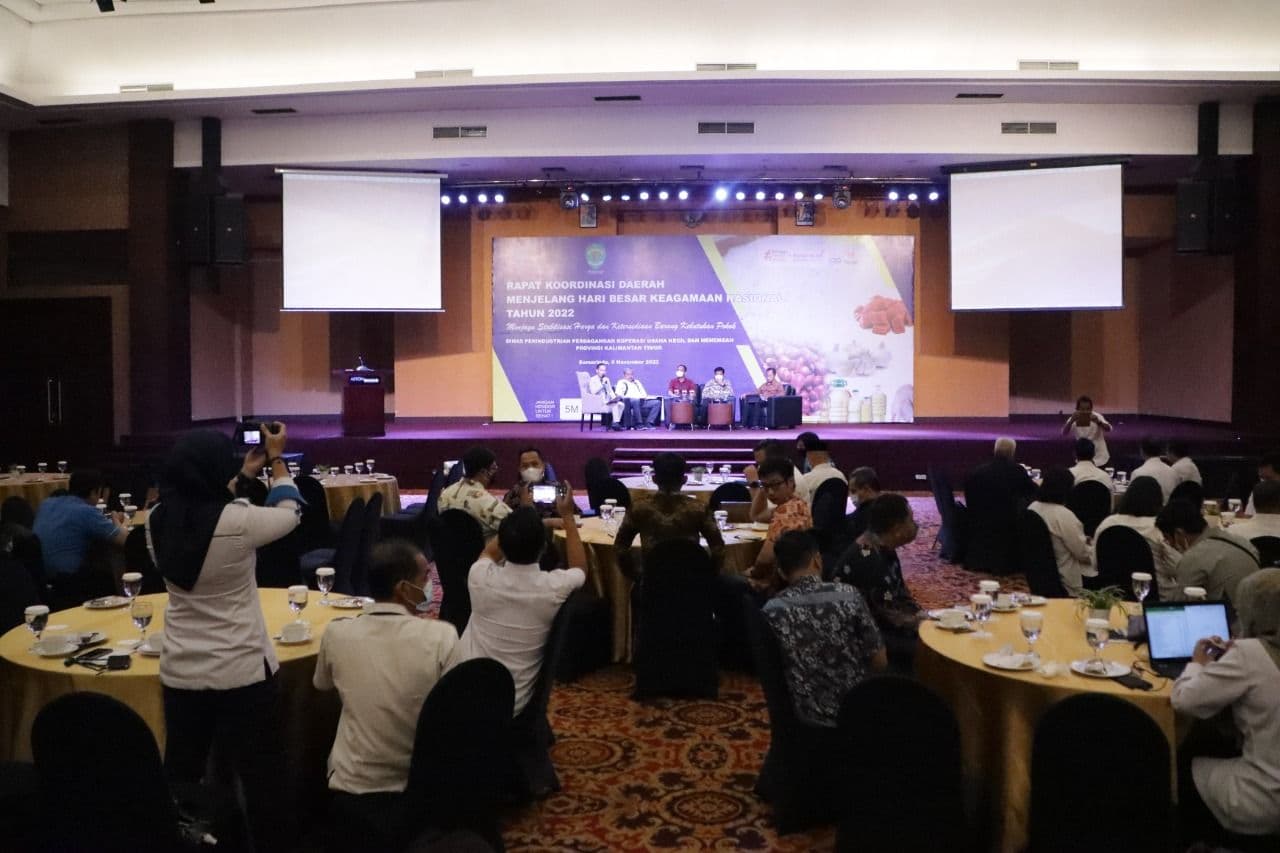 Jelang Natal dan Tahun Baru 2023, Pemprov Kaltim kumpulkan distributor bahan pangan untuk cegah kenaikan harga.