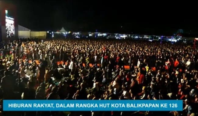 Raja Dangdut dan Ratu Dangdut Hibur Warga Balikpapan dalam Perayaan Hut 126, Sabtu (11/2/2023)