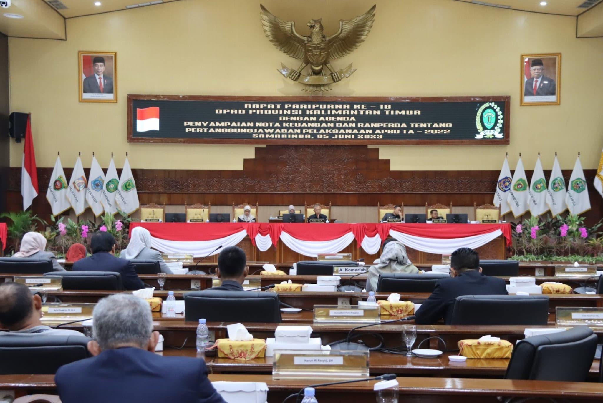 Ilustrasi: Suasana Rapat Paripurna DPRD Kaltim