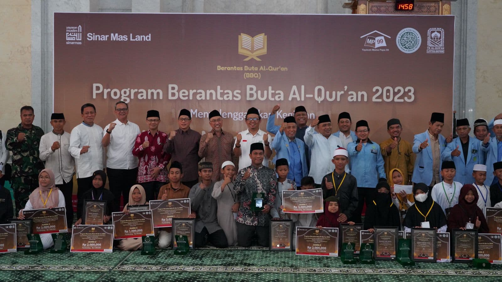 Cetak Generasi Berakhlak Mulia, Yayasan Muslim Sinar Mas Land Gelar Lomba Baca Al-Qur’an