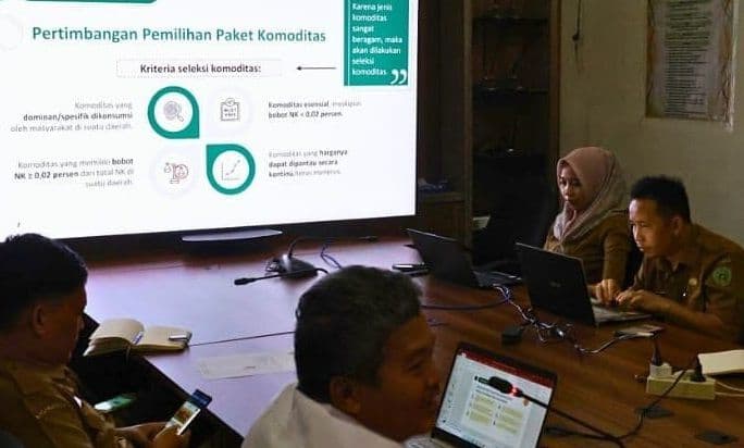 Bapelitbang Penajam Paser Utara menyelenggarakan diskusi terkait data sektor ekonomi di Kabupaten PPU, Selasa (2/4/2024).