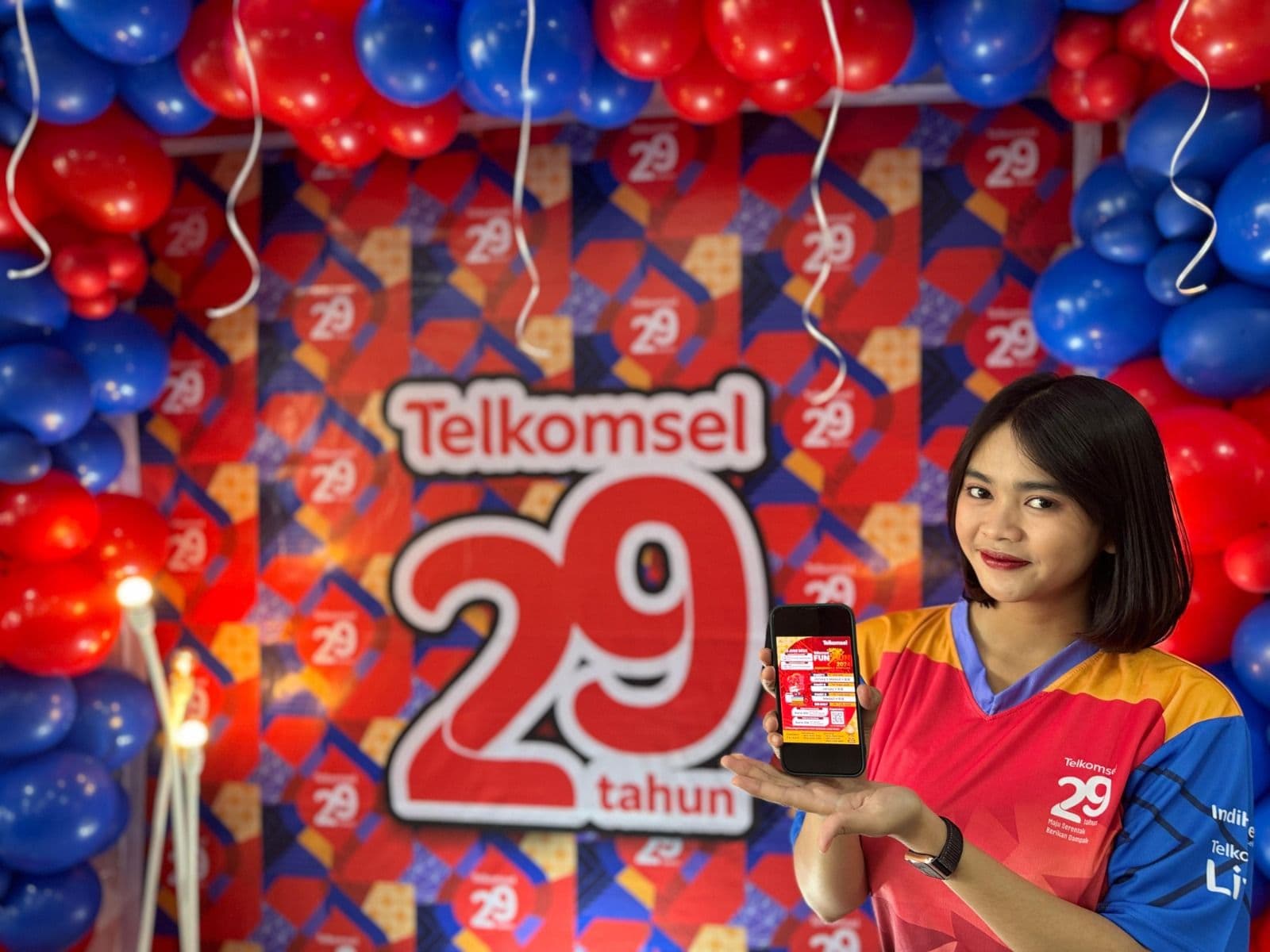 Fun Run 2024 di Bontang dan Samarindah, Meriahkan 29 Tahun Telkomsel