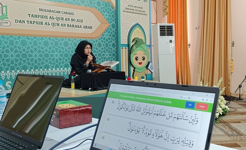 MTQ Kaltim ke-45 Tahun 2025 yang berlangsung di Kabupaten Kutai Timur merupakan MTQ pertama yang menggunakan penjurian dengan sistem digital. (Prokom Kutim)