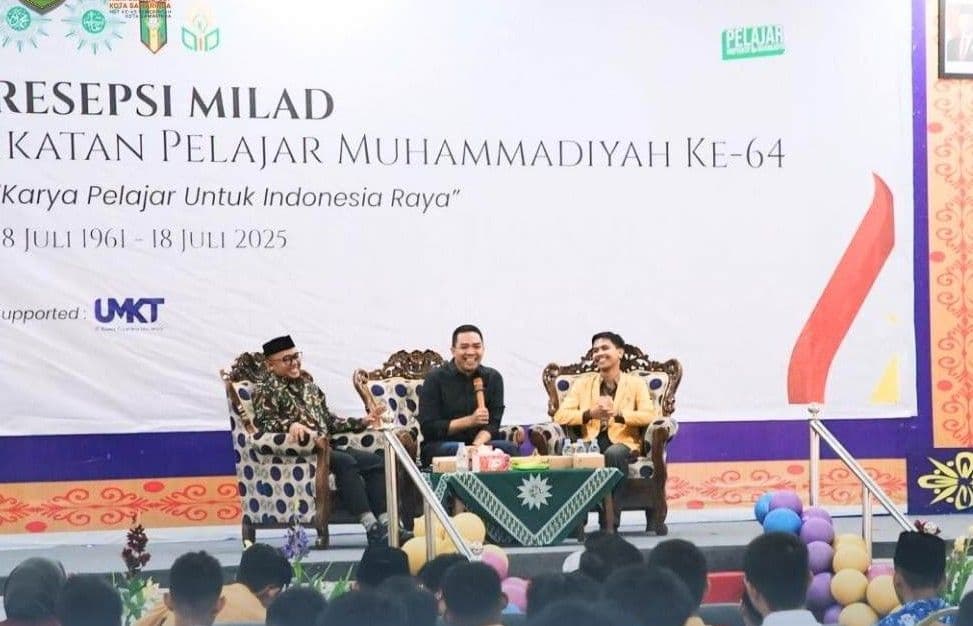 Wali Kota Samarinda, Andi Harun, di acara Milad Ikatan Pelajar Muhammadiyah ke-64. (Dokpim/Kris)