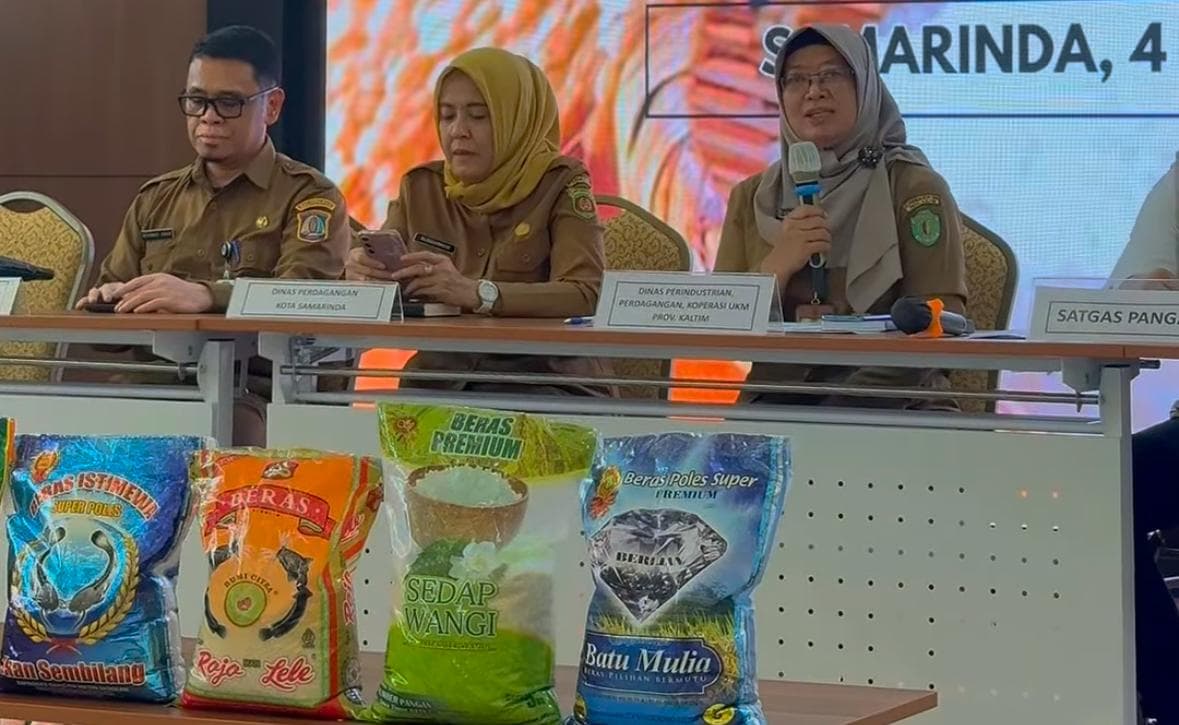 7 Merek Beras di Kaltim Tak Sesuai Standar, Dijual di Atas HET