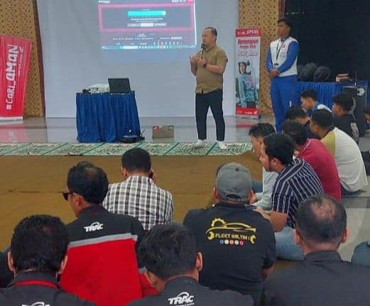Astra Motor Kaltim 1 Latih Karyawan TRAC Balikpapan Berkendara Aman