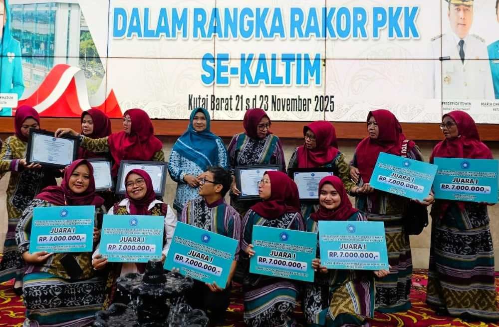TP PKK Balikpapan meraih Juara 1 pada tujuh kategori lomba sekaligus dalam ajang Keberhasilan Pembangunan Bidang PKK tingkat Provinsi Kalimantan Timur (Kaltim) Tahun 2025.