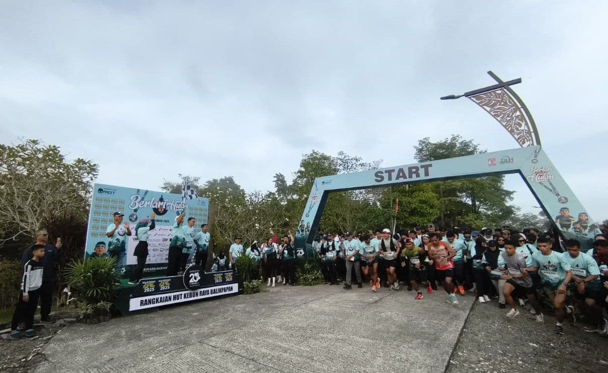 Genap 20 Tahun, Trail Run Perdana di Kebun Raya Balikpapan