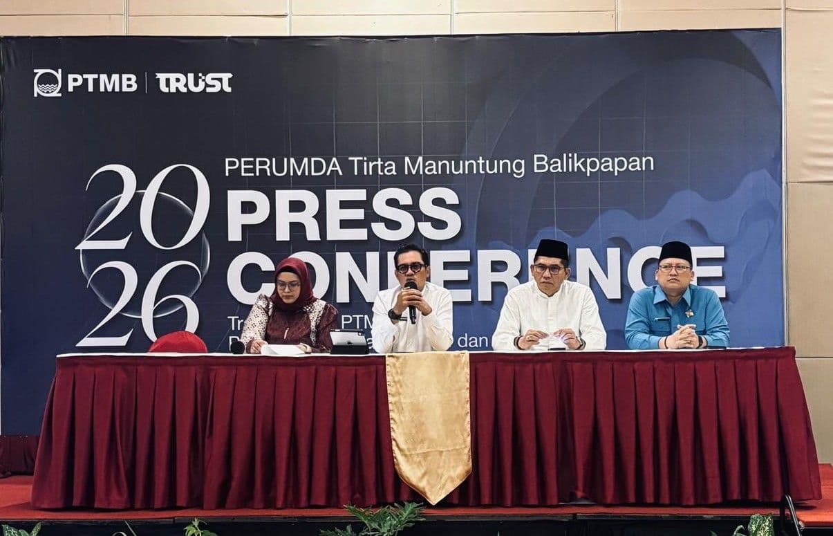 Direktur Utama PTMB, Yudi Saharudin mengatakan PTMB Balikpapan Target Tambah 12.000 Sambungan Air