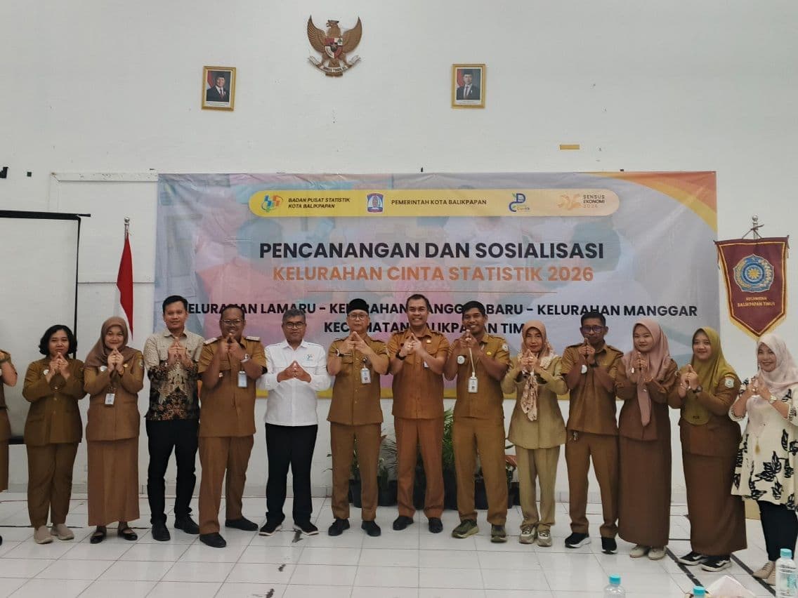 BPS Balikpapan Canangkan Kelurahan Cantik, Cinta Statistik. (Foto: Yandri Rinaldi)