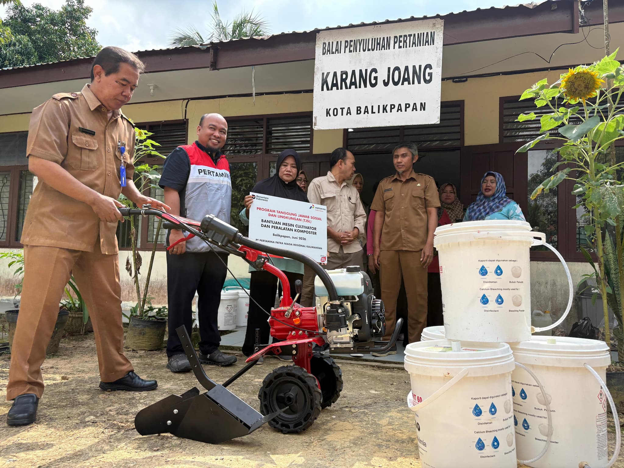 Pertamina Bekali KWT Balikpapan Cara Bikin Pupuk Organik Ramah
