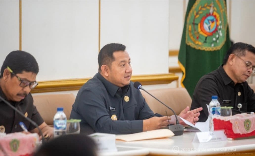 Bupati PPU, Mudyat Noor menjelaskan pentingnya TJSL dalam mendukung pembangunan daerah.