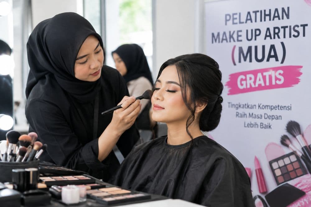 Disnakertrans PPU membuka pelatihan MUA gratis mulai 7 September 2026