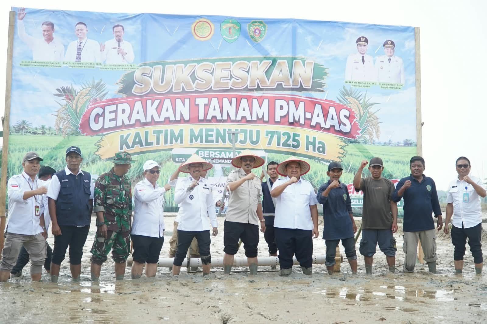Pertanian Modern AAS Dongkrak Produksi Padi PPU Capai 9 Ton